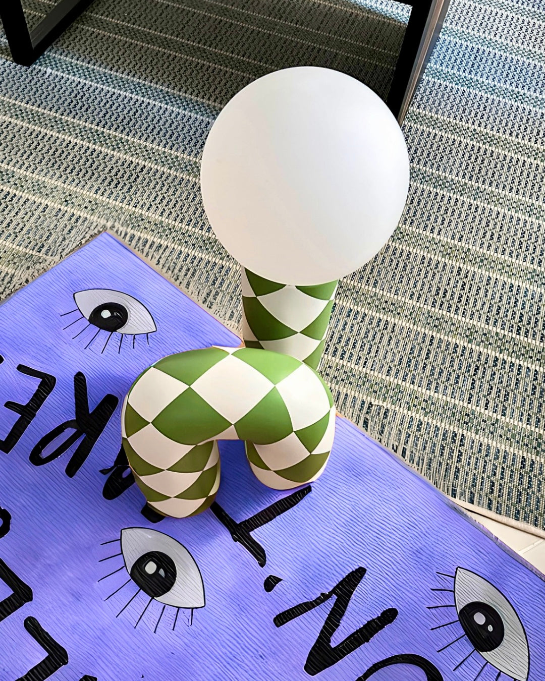 The Checkered Wiggle Lamp