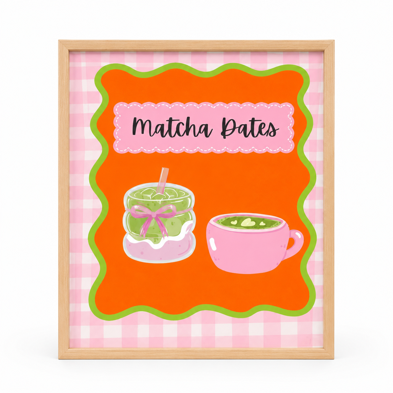 Matcha Dates- Wallart