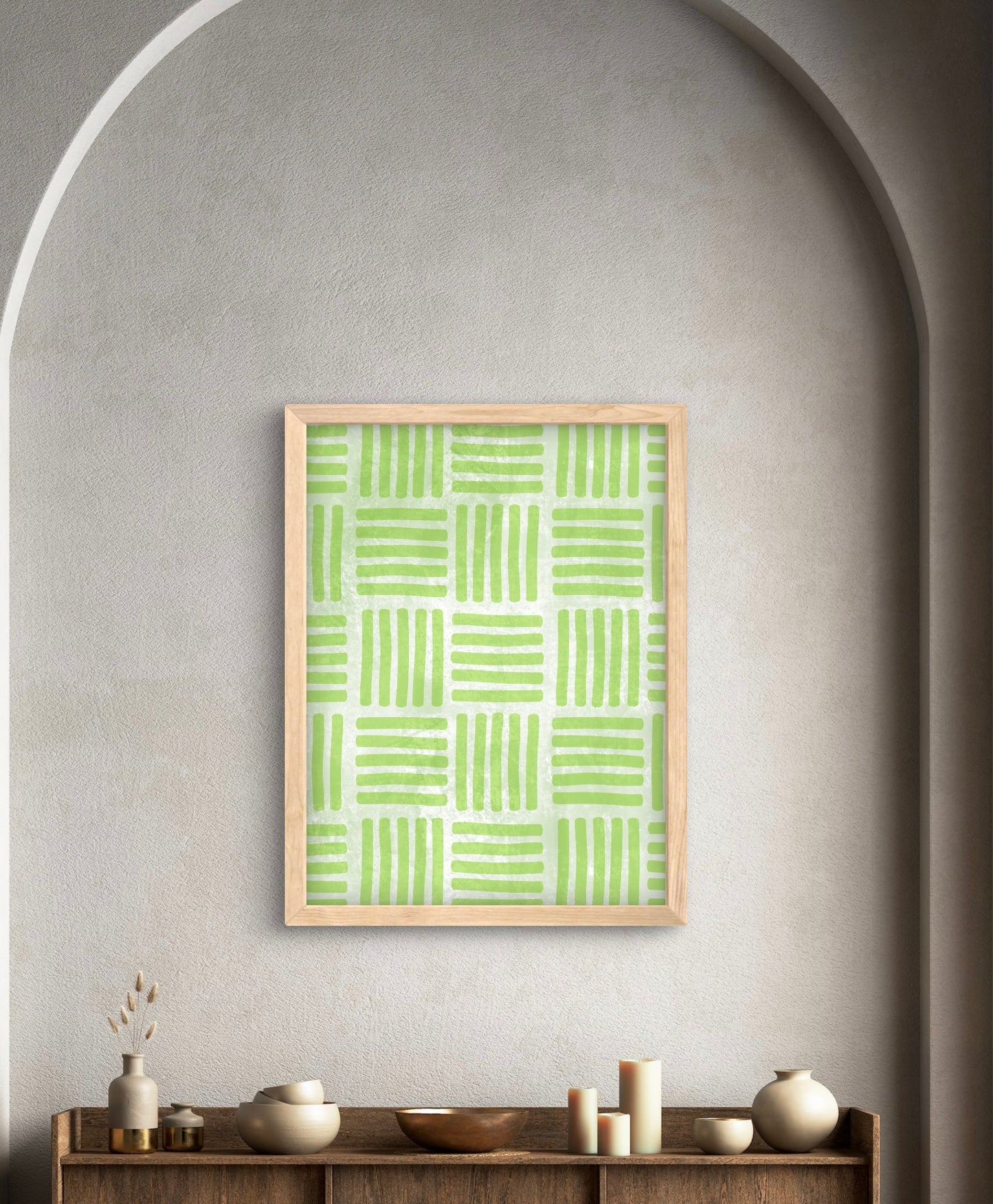 Subtle Summer Greens Wall-art