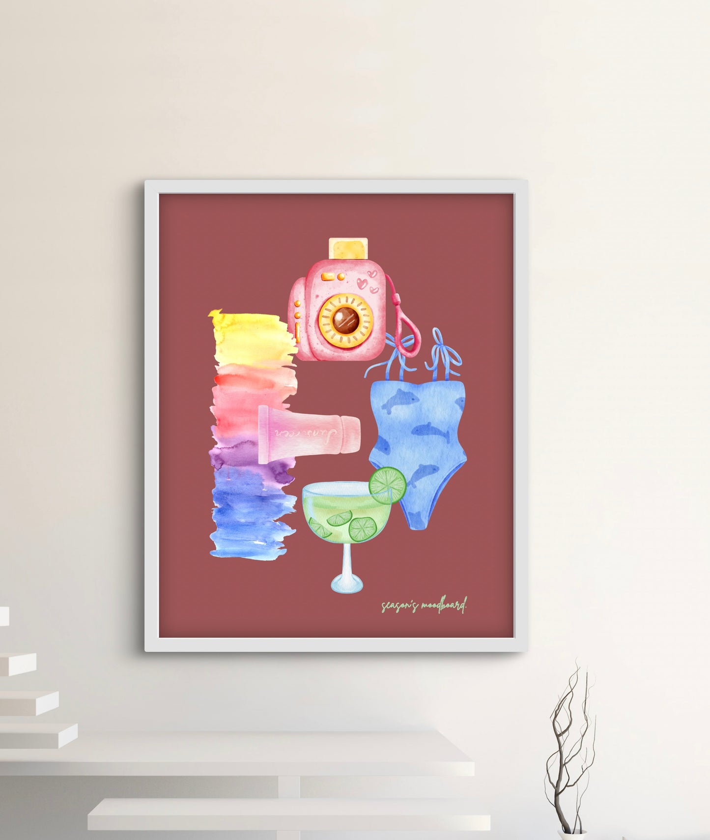 Summer’s moodboard! Wall-Art