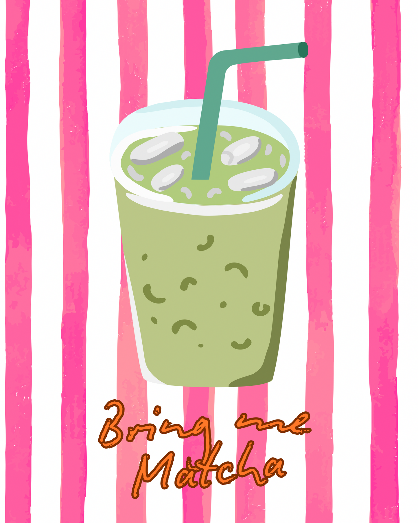 Bring me Matcha! Wall Art
