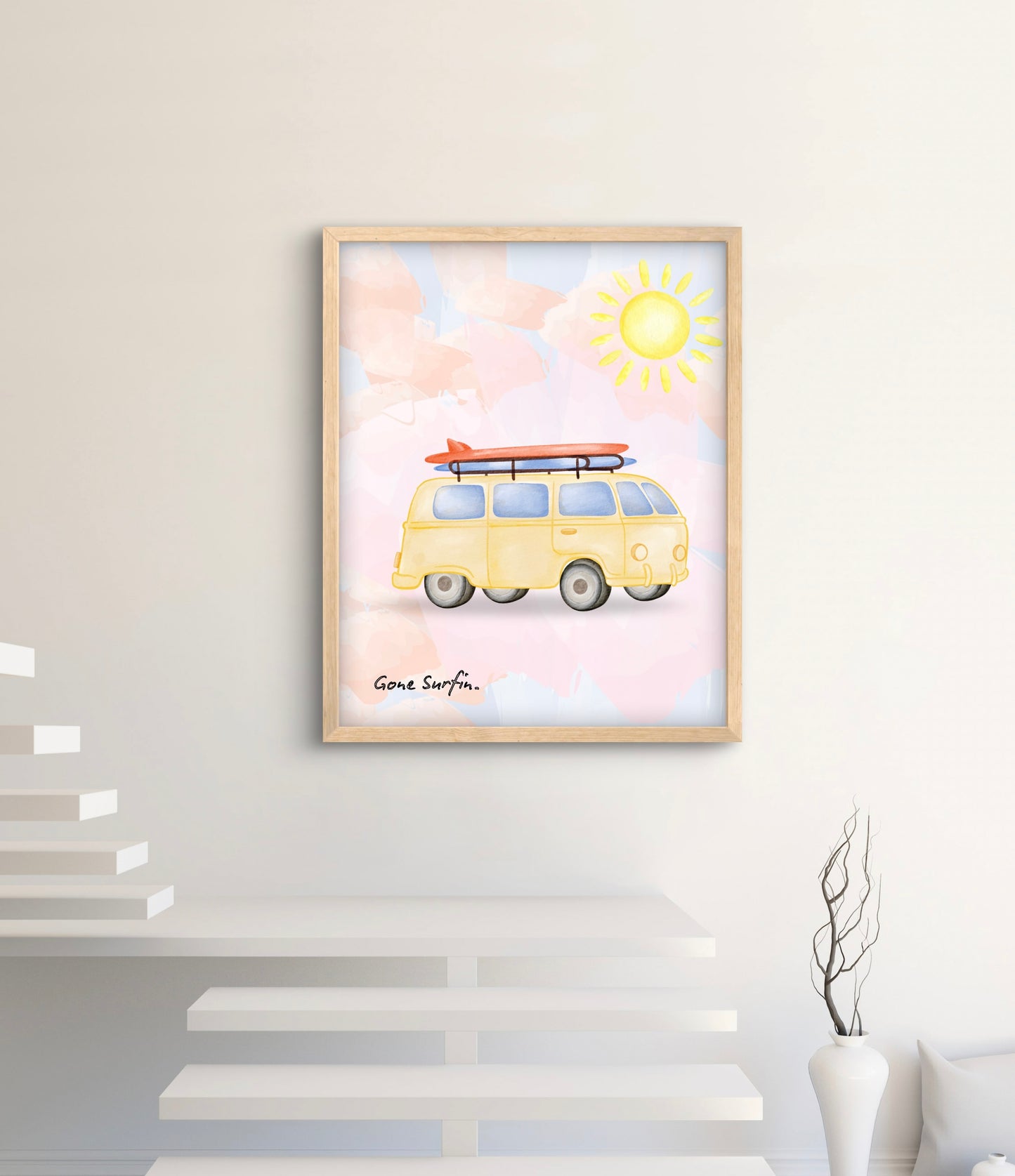 Gone Surfin’! Wall art