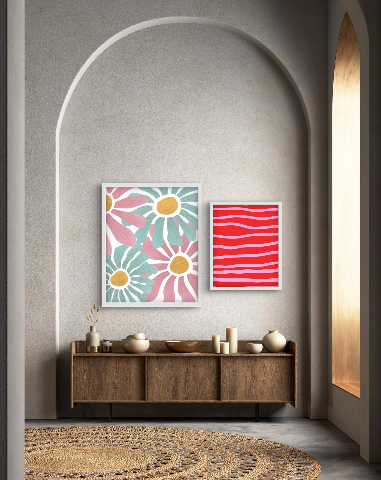 Happy flowers! wall-art