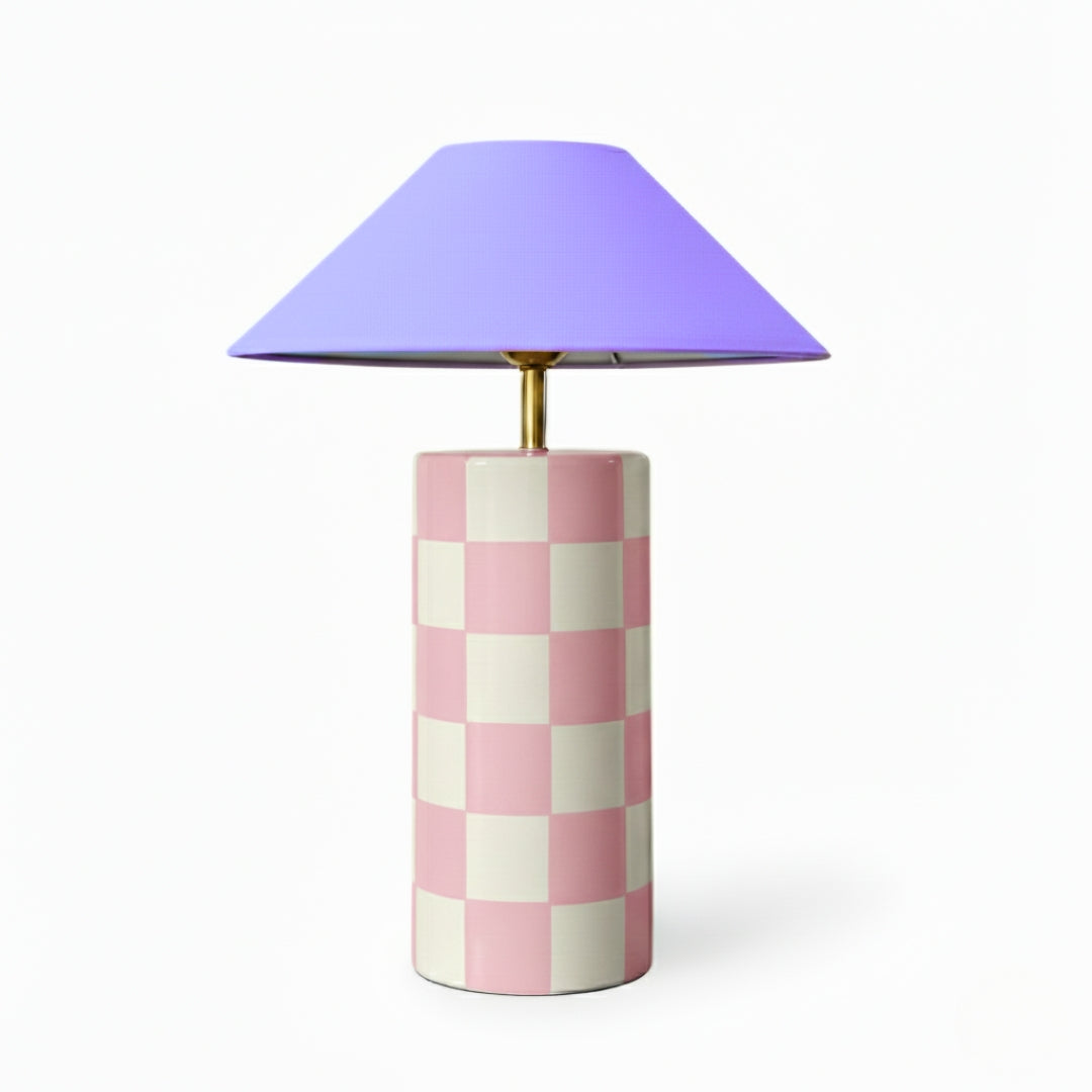 The Organic Checkered Lamp