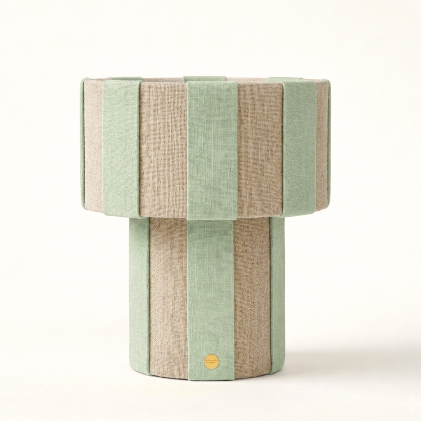 Whisper Mini Stripe Lamp- The Tanned