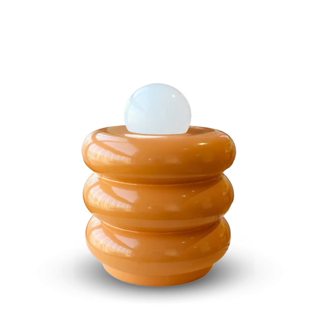 Orange Bubbly Desk Lamp