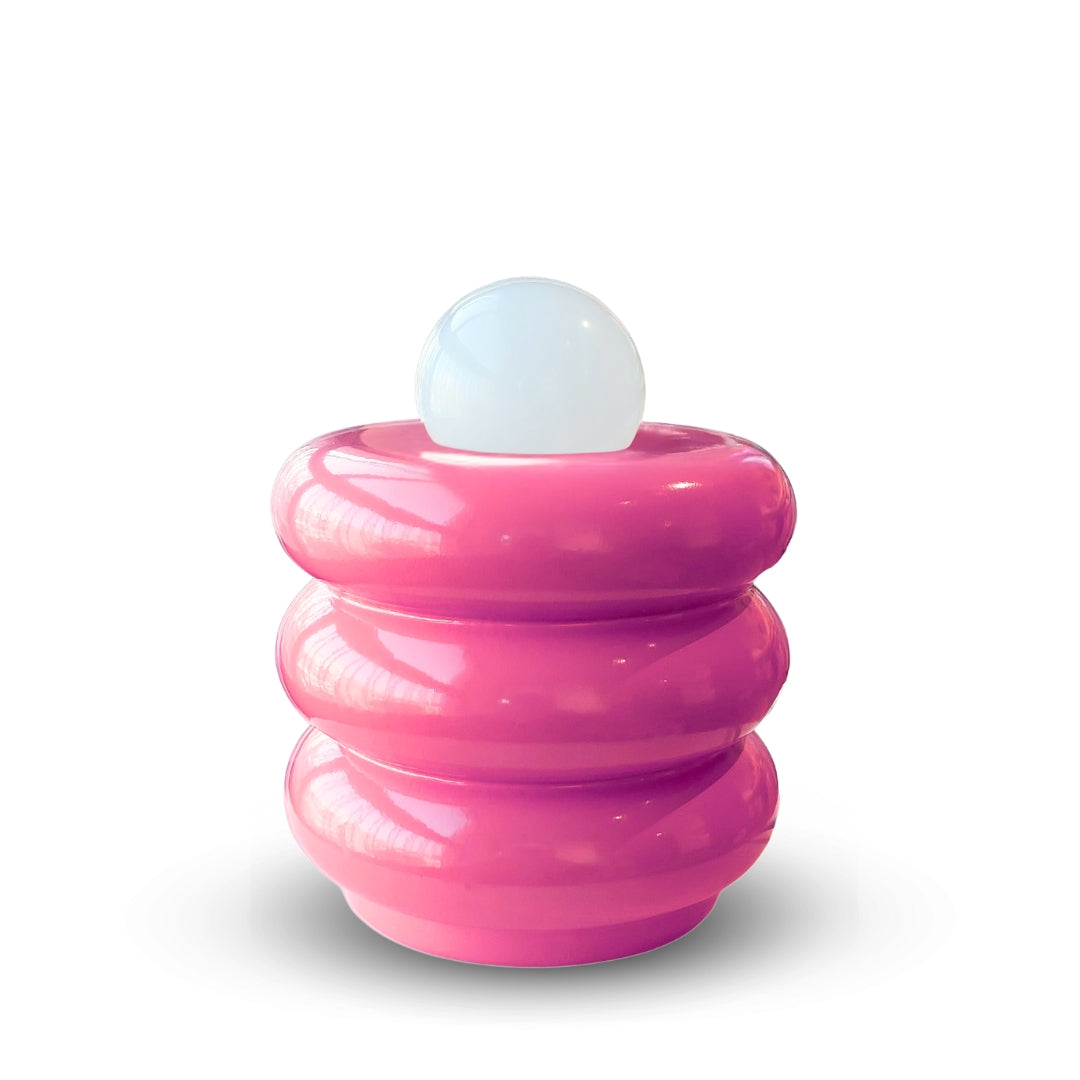 Pink Bubbly Desk Lamp