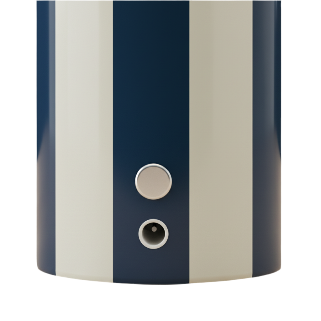 The Organic Striped Lamp