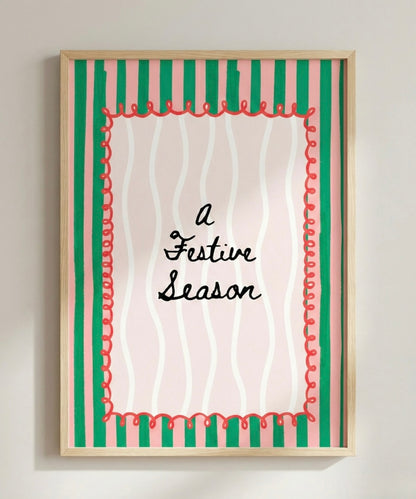 A Festive Season limited edition Wall-art