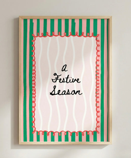 A Festive Season limited edition Wall-art
