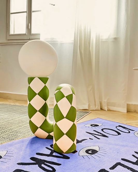 The Checkered Wiggle Lamp