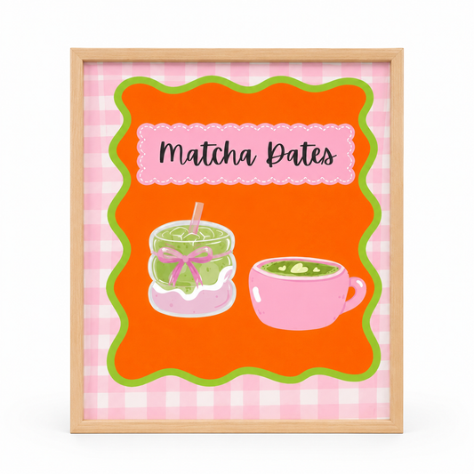Matcha Dates- Wallart