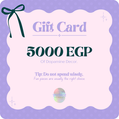 WHISPER GIFT CARD