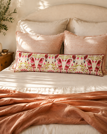 Morning Paradise- Statement Lumbar Pillow