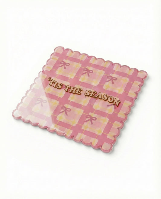 TIS THE SEASON” Scalloped Placemat