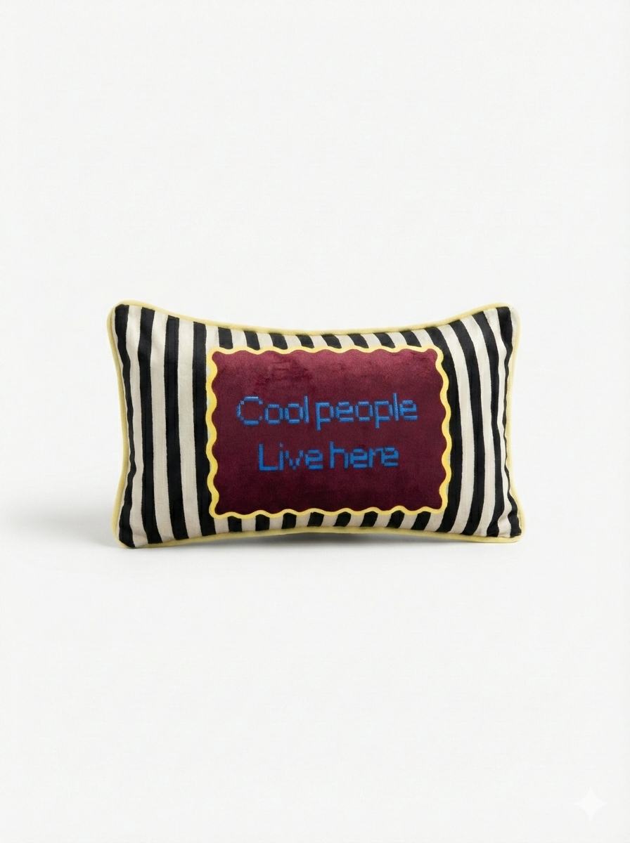 Cool People Live Here Pillow