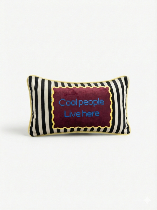 Cool People Live Here Pillow