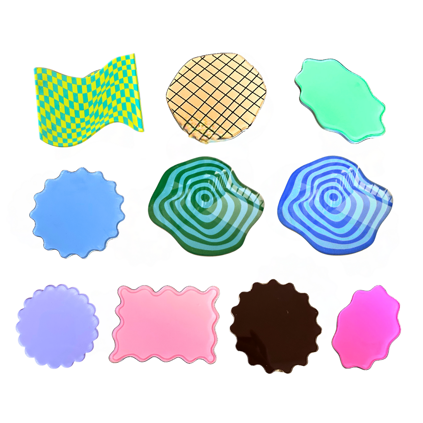 Gelato table coasters