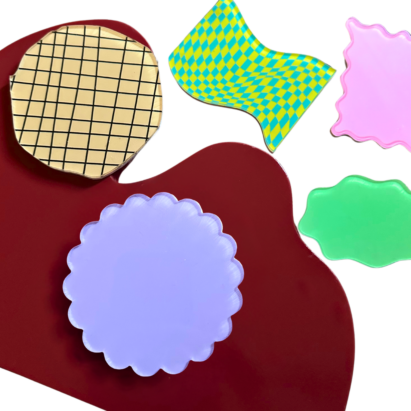 Gelato table coasters