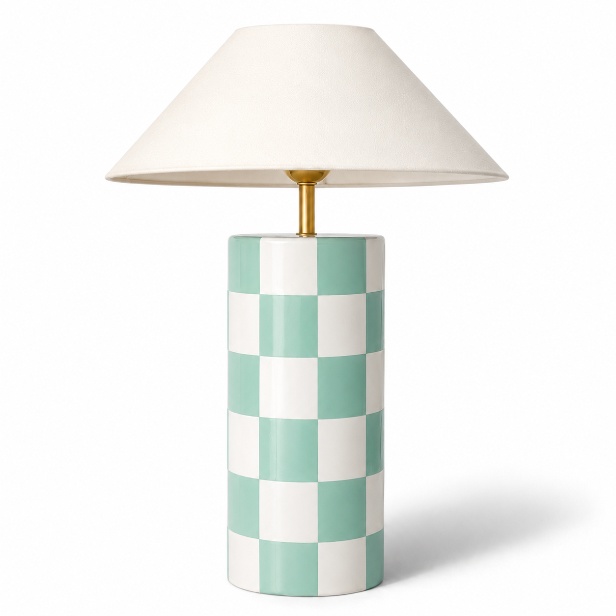 The Organic Checkered Lamp