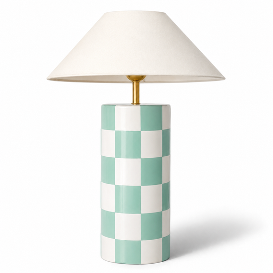 The Organic Checkered Lamp