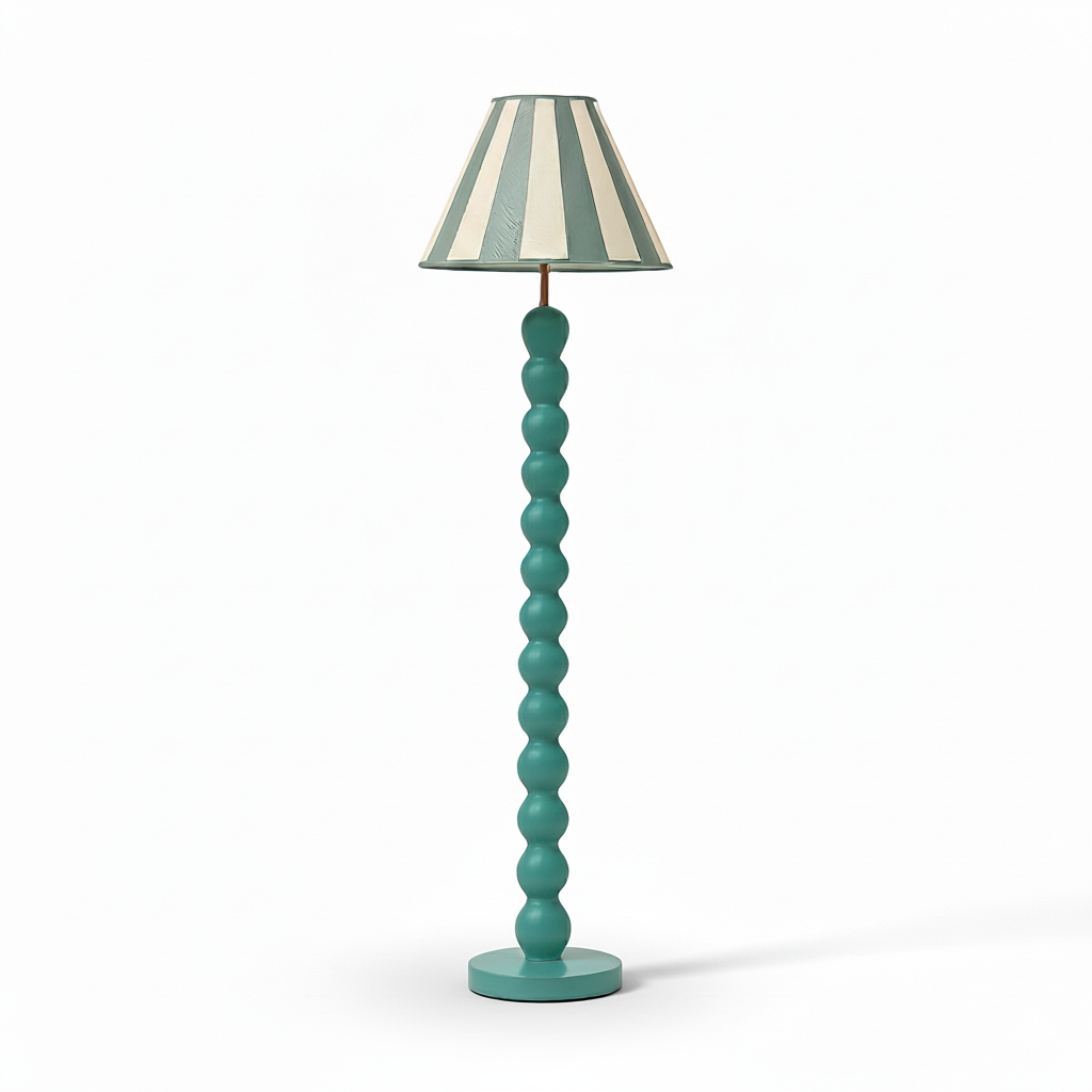 Pastel Green Sparkle Floor Lamp