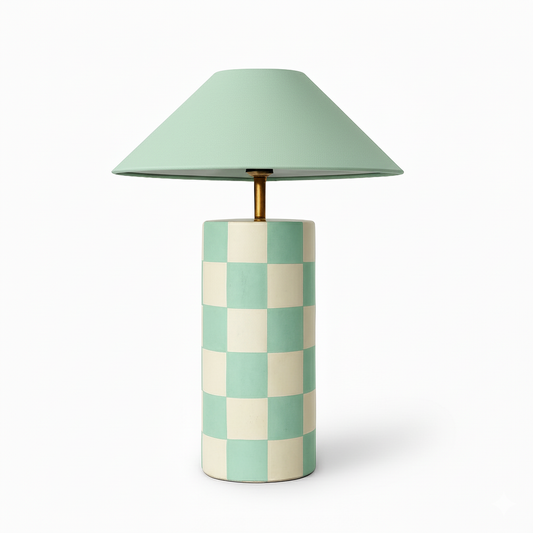 The Organic Checkered Lamp