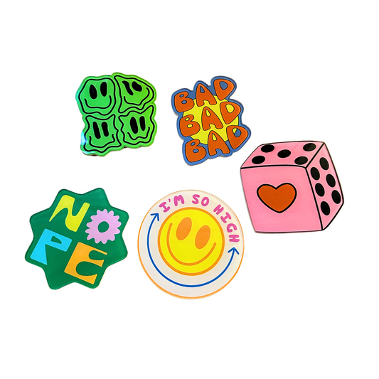 The Baddies coasters set